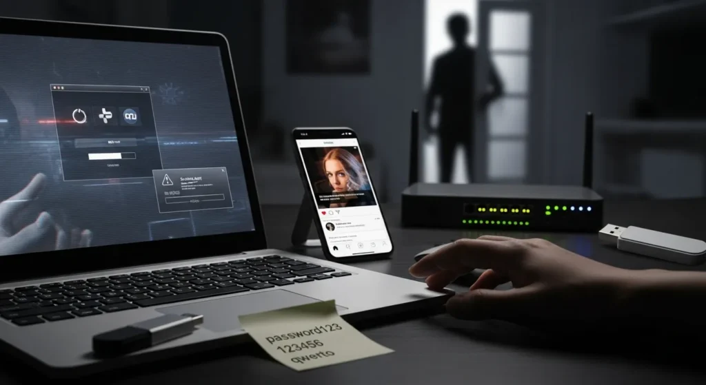 Compartilhar informações pessoais excessivamente nas redes sociais