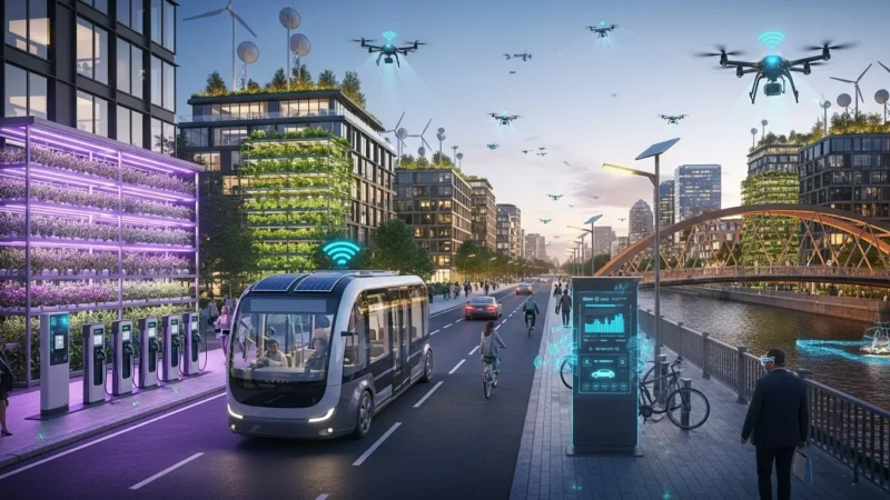 Soluções Tecnológicas para Cidades Sustentáveis: O Que Está em Alta em 2025