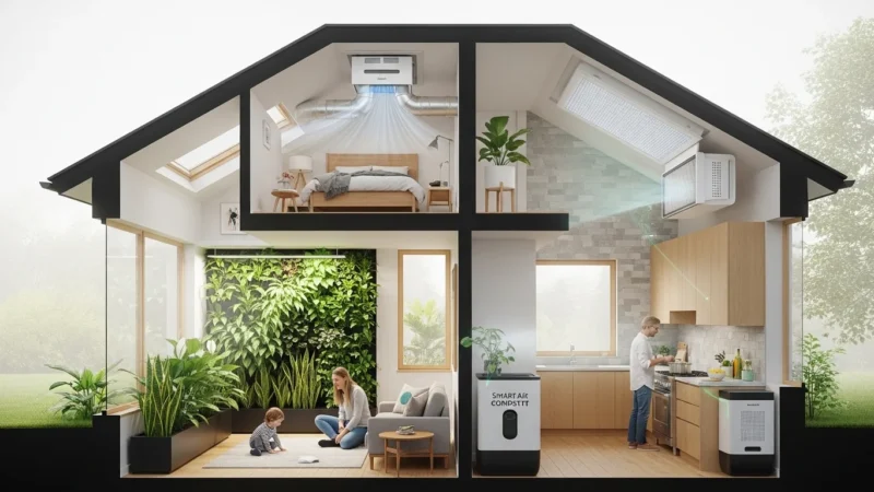 Como a Tecnologia Verde em Casa Melhora a Qualidade do Ar e Previne Doenças Respiratórias