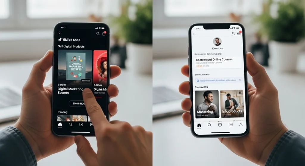 como-vender-produtos-digitais-e-infoprodutos-no-tiktok-shop